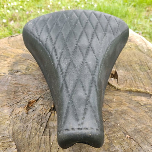 Vintage bicycle saddle used with springs