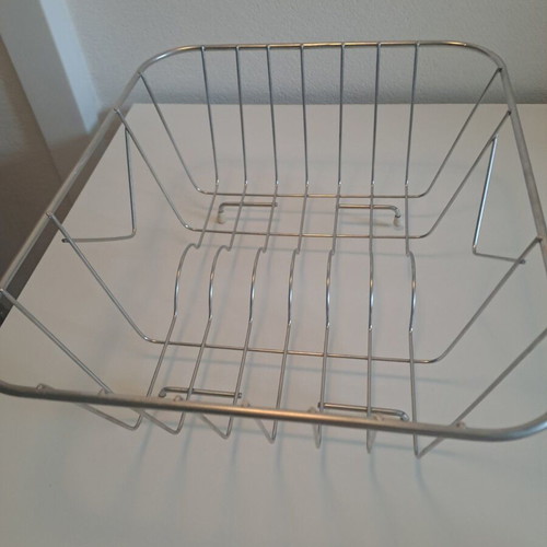 Sanitec Stainless Steel Sink Drainer Silver 28x33cm