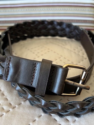 Brown leather belt new