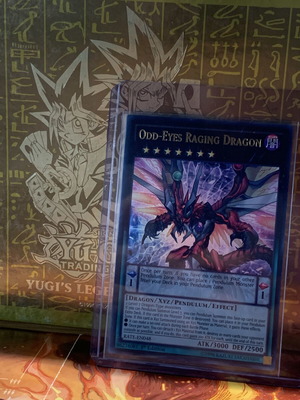 Yu-Gi-Oh! Odd-Eyes Raging Dragon card new, Raging Tempest set