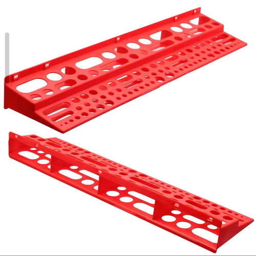 Tool holder like new, set of 2, blue and red