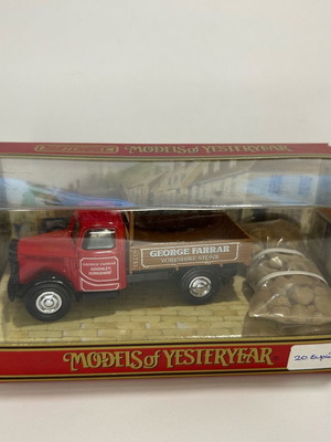 Matchbox Models of Yesteryear Y-13 Crossley Carlsberg και Y63 Bedford KD Truck George Farrar καινούργια