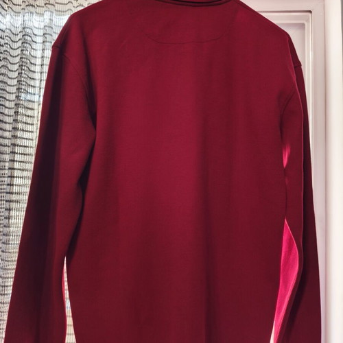 Gant men's long sleeve polo shirt like new, red, size L