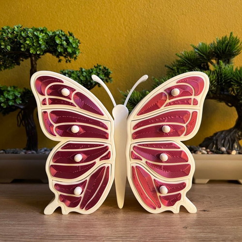 Handmade Butterfly Jewelry Organizer New, 3D Printed Premium