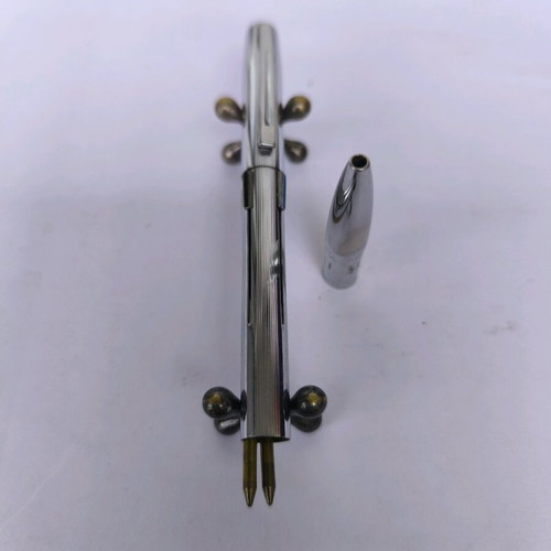 Watermans metal four-color pen used, made in France