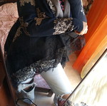 long jacket with lace