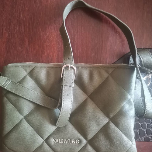 Valentino crossbody bag like new, olive color, adjustable strap