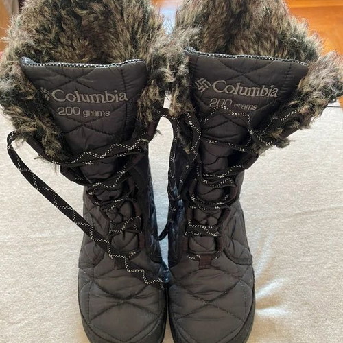 Μπότες Columbia Νο 37 1/3 σαν καινούργιο, μαύρες