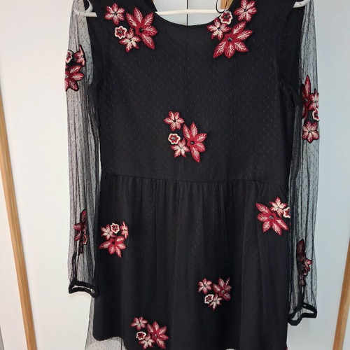 Zara Trafaluc black evening top used, -  10,00 - Vendora.cy
