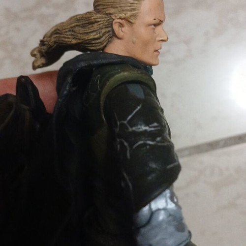 Lord of Rings Legolas figure used, 2002 ToyBiz Marvel Return of the King