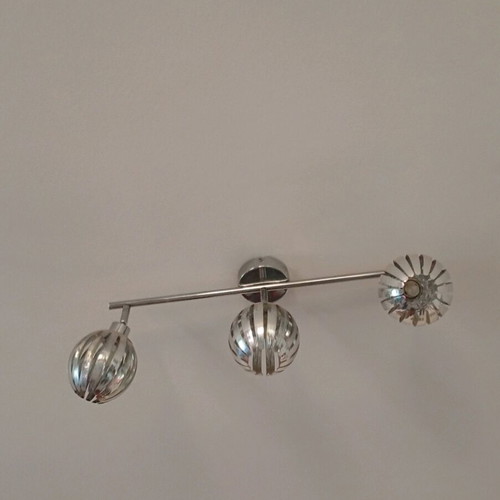 Florence 3-Light Ceiling Spot Fixture used, set of 2