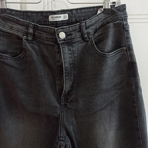 Pull & Bear black elastic jeans like new, size XL 42 14