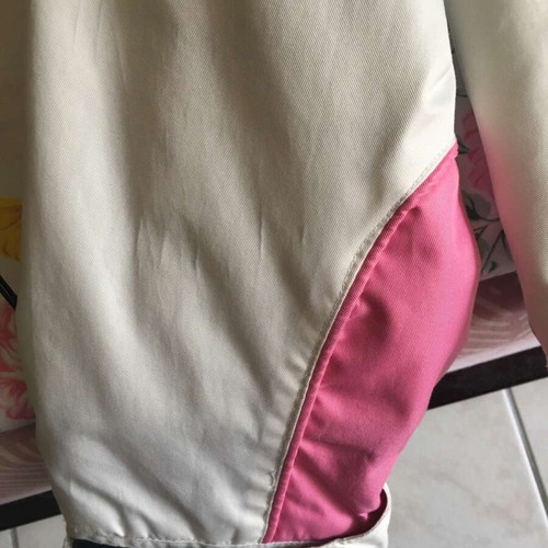 Puma sports jacket used, size S, beige with pink details