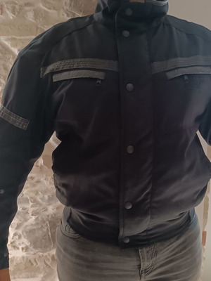 Colori men's motorcycle jacket, black, XL