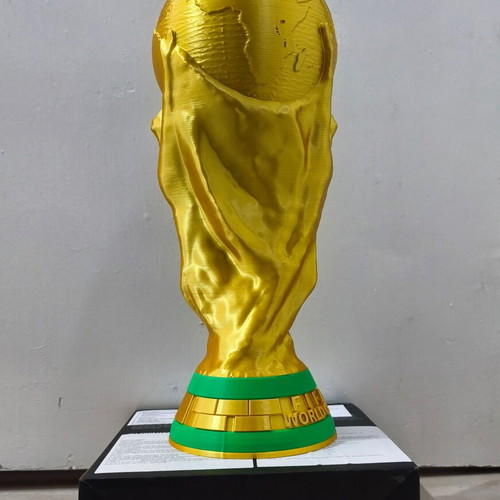 FIFA World Cup Trophy 3D Printed, Original Size 37 cm