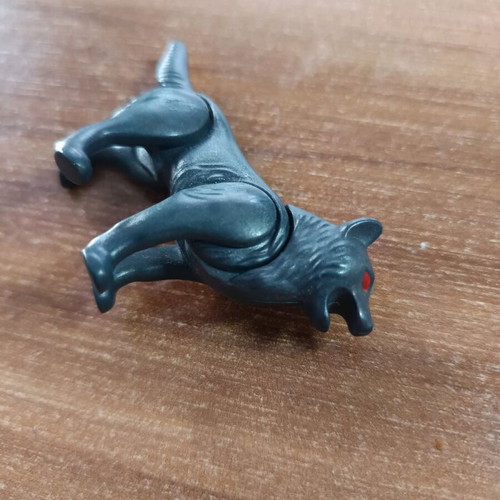Playmobil wolf with red eyes like new
