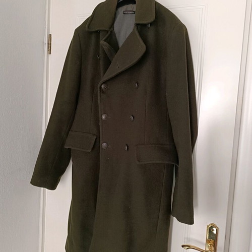 Zara Man coat green brown XL new