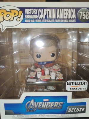 Funko Pop! Avengers Captain America Amazon Exclusive 758 new