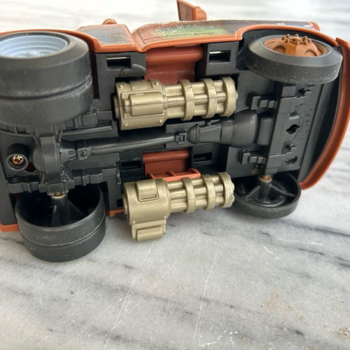 Cars Macqueen Big Daddy used, authentic Disney, with weapons and flag