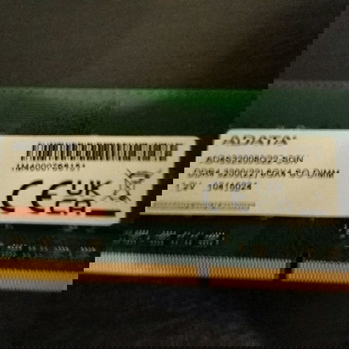 Μνήμη RAM DDR4 3200 2 x 8GB SO-DIMM like new για laptop