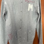 Maison Scotch women's thin sweatshirt used, gray, size M