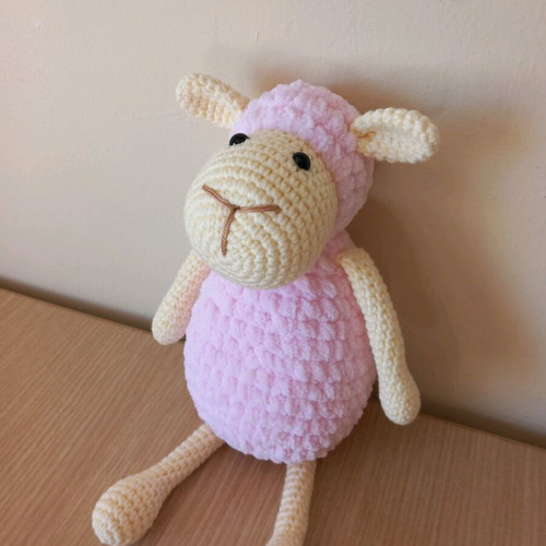 Amigurumi sheep handmade knitted 27 cm new