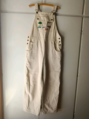 American Vintage Ολόσωμη φόρμα σαν καινούργιο, μέγεθος L, άσπρη μπεζ