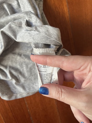 H&M top, grey, size M
