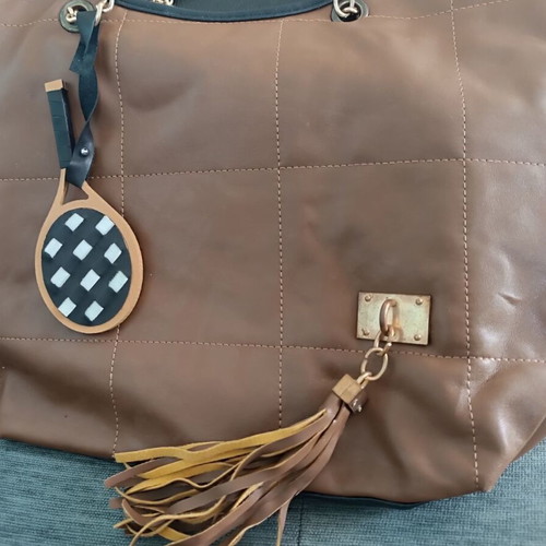 Elegant women's bag mirror, handmade