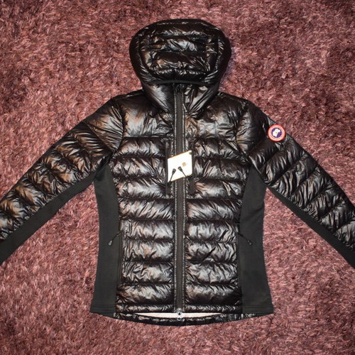 Canada Goose HyBridge Lite Hooded Down women's jacket used, size M, black