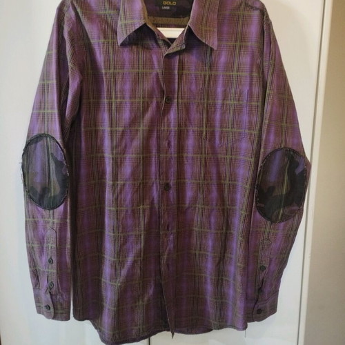 Energie men's shirt purple, like new, size S, 100% cotton