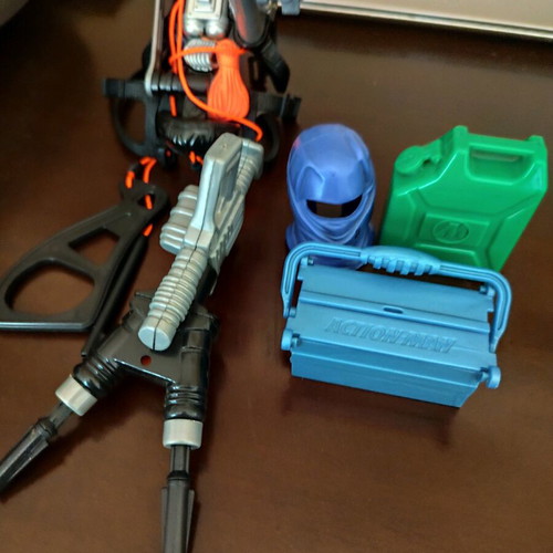 Action Man lot like new with various weapons and accessories