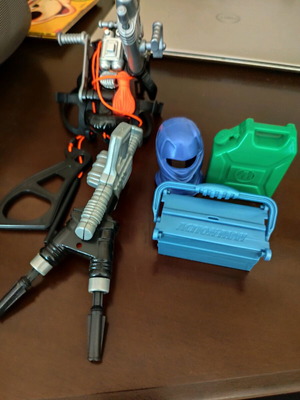 Action Man lot like new with various weapons and accessories