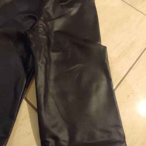 Leather leggings new for 8 years old, black