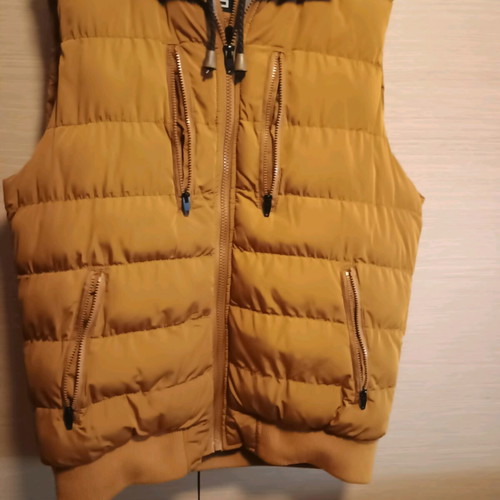 Inspire men's sleeveless jacket XXL like new, yellow-gold