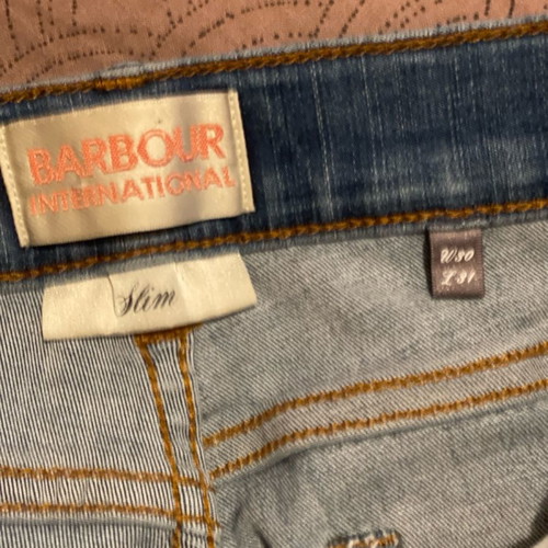Barbour elastic jeans size 30 new