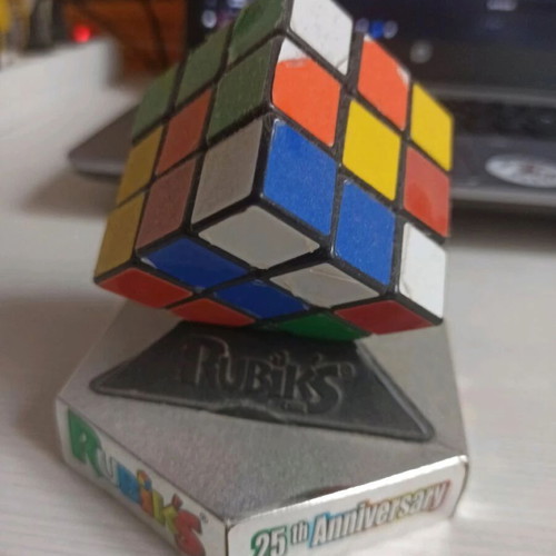 Rubik Cubes 25th anniversary used, collectible