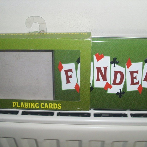 Fender Dual Playing Cards New, Collectible Set in Tin