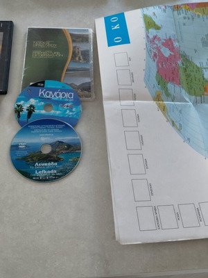 Explorer Set 6 DVD Documentaries and Large Interactive Atlas Map sealed