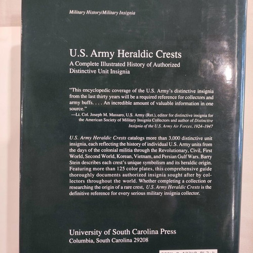 U.S. Army Heraldic Crests book new