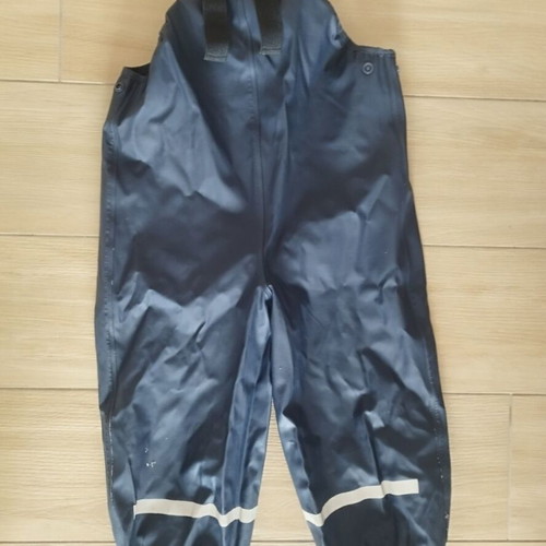 H&M waterproof pants used, blue, unisex