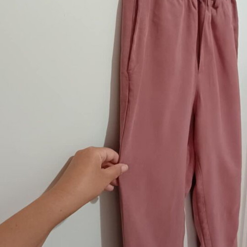 Zara women's autumn pants new, size M, dusty pink color