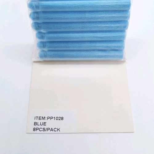 Blue tassels set of 8 pieces 6 centimeters new