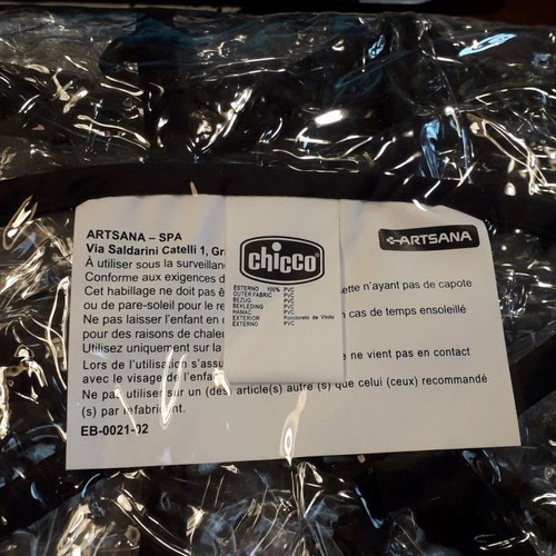 Chicco stroller rain cover new