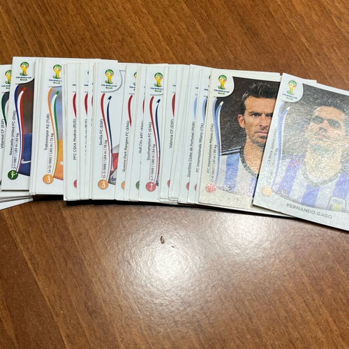Panini FIFA World Cup 2014 stickers like new, lot of 55