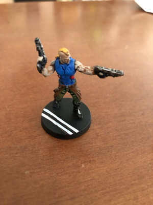 Infinity φιγούρα μεταχειρισμένη mercenary 28mm βαμμένη