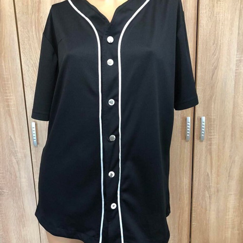 Urban Classics blouse, black and white, size M