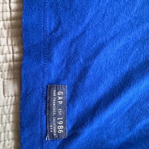 Gap kids' t-shirt size M like new, blue