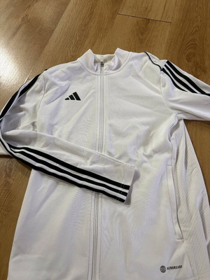Adidas jacket like new, black and white, size M