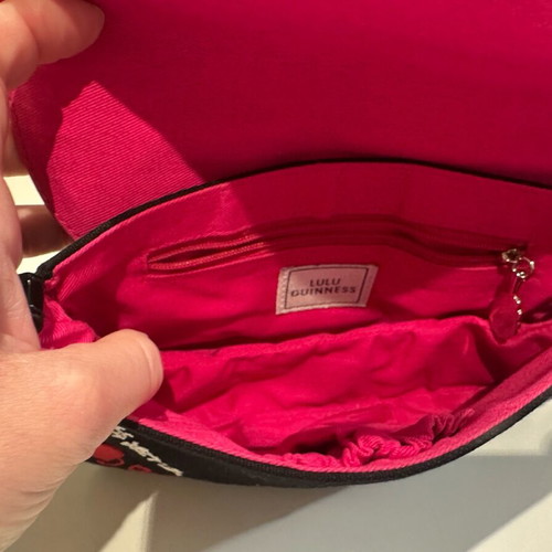 Lulu Guinness vintage shoulder bag black, like new